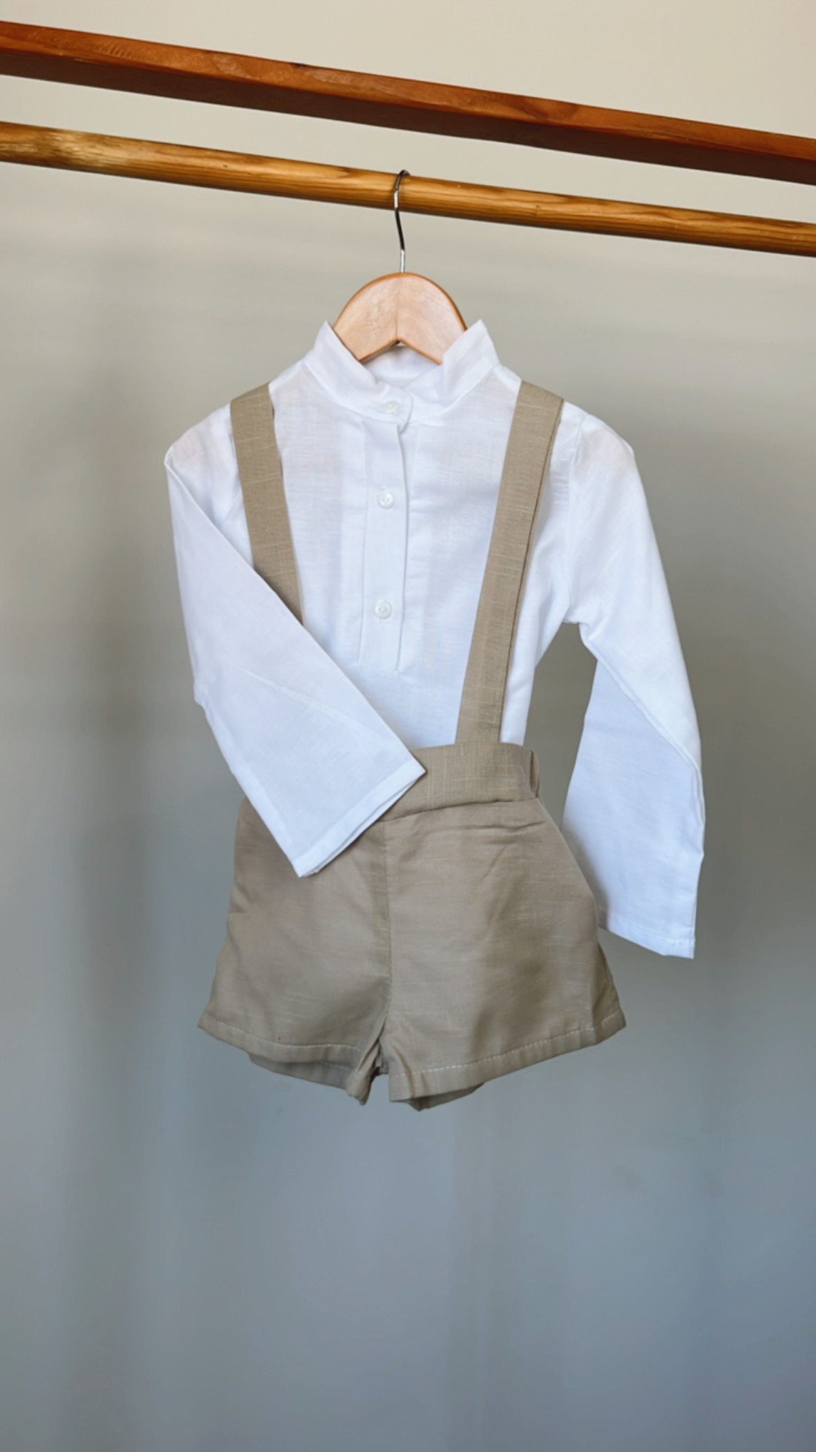 SHORT TIRANTES SIN UNIR + CAMISA (NIÑO)