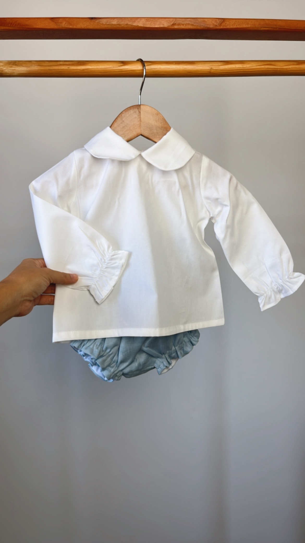 CUBREPAÑAL + CAMISA (BEBE)