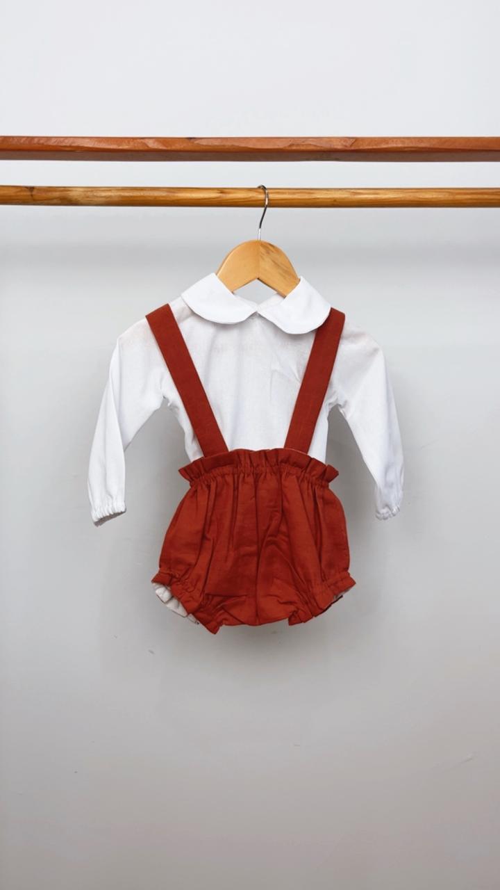 CUBREPAÑAL TIRANTES + CAMISA (BEBE)
